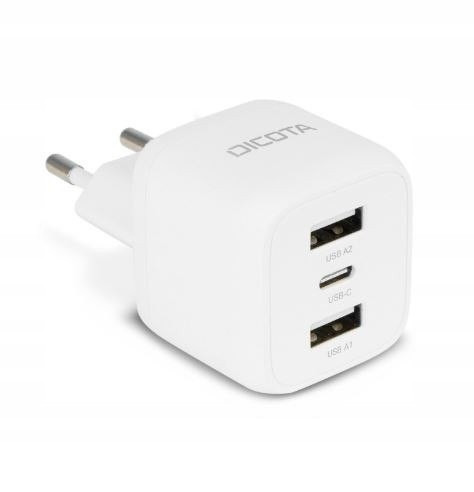 Nabíječka GaN 32W 2xUSB-A 1xUSB-C bílá