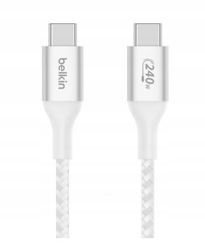 Kabel BoostCharge Usb-c/usb-c 240W 1m bílý