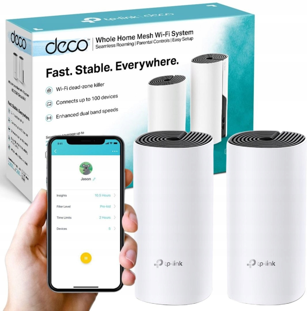 Domácí Wi-fi Mesh Systém tp-link> Deco M4 (2-PACK)