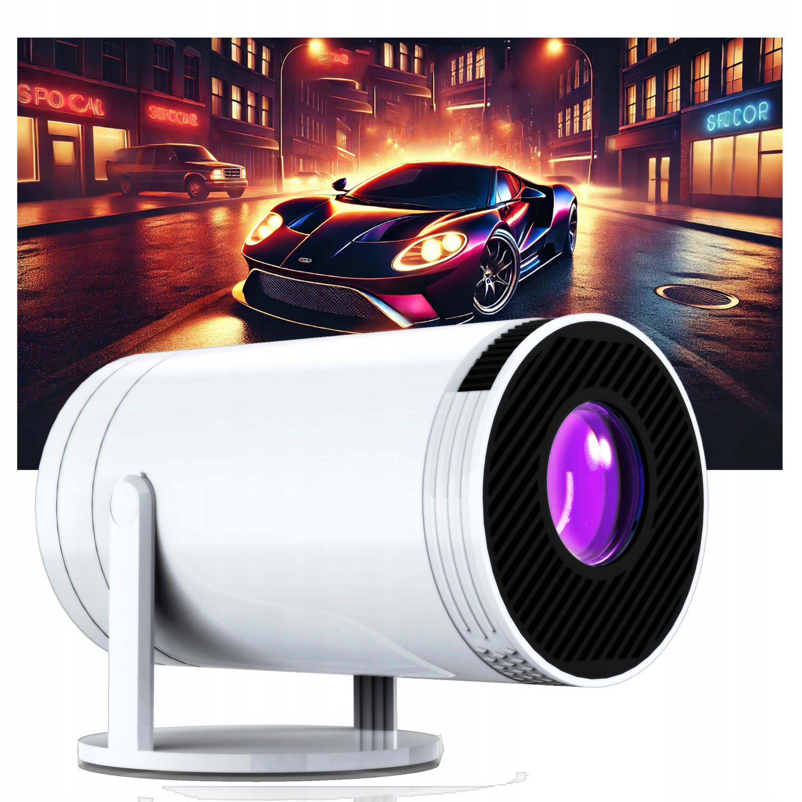 Mini Přenosný Projektor DreamCatcher Z40 Projektor Full Hd 4000 LM Otočný