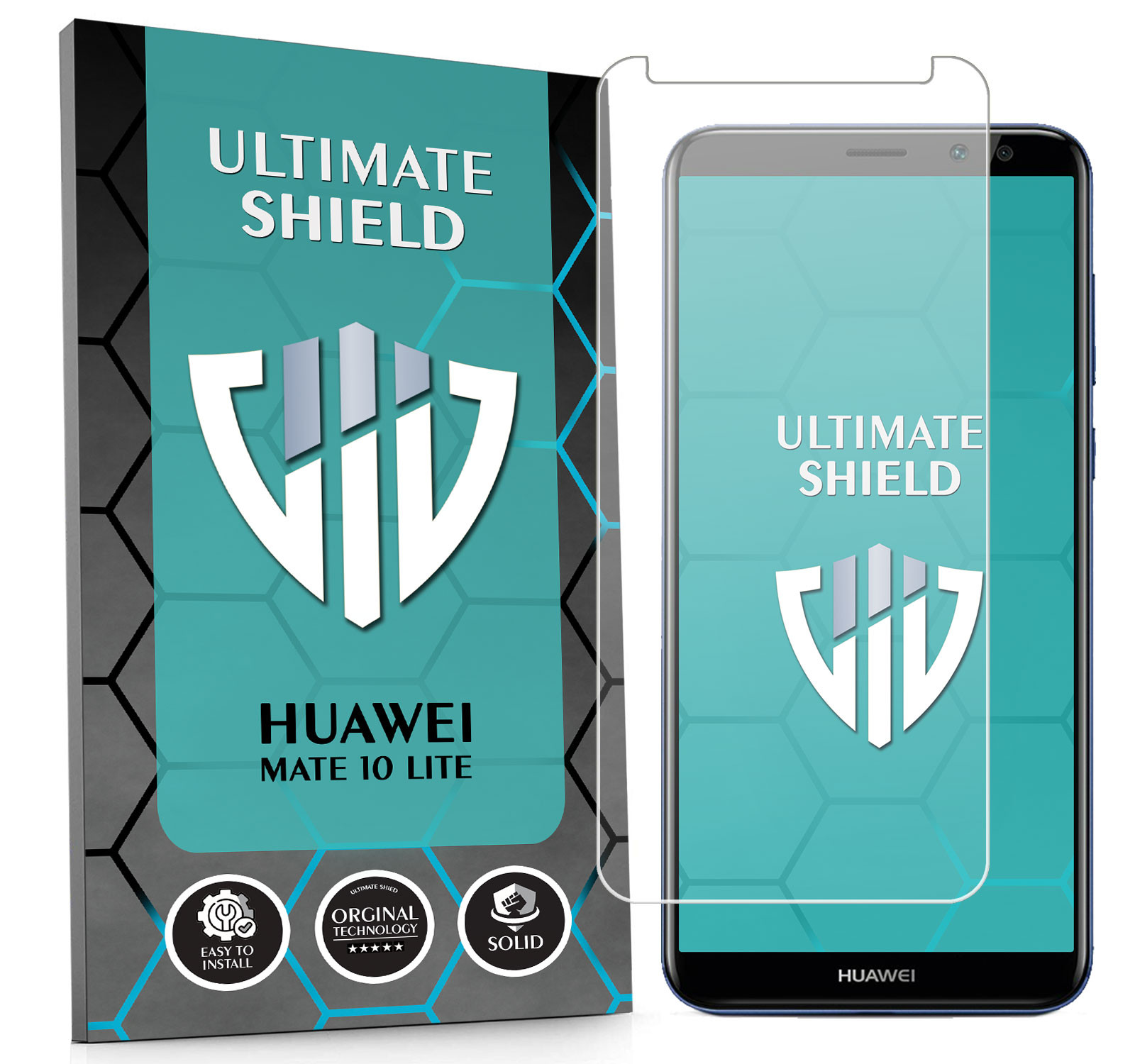 Sklo 3x Obrazovka 7x Fotoaparát Rychlý Objektiv Pro Huawei Mate 10 Lite