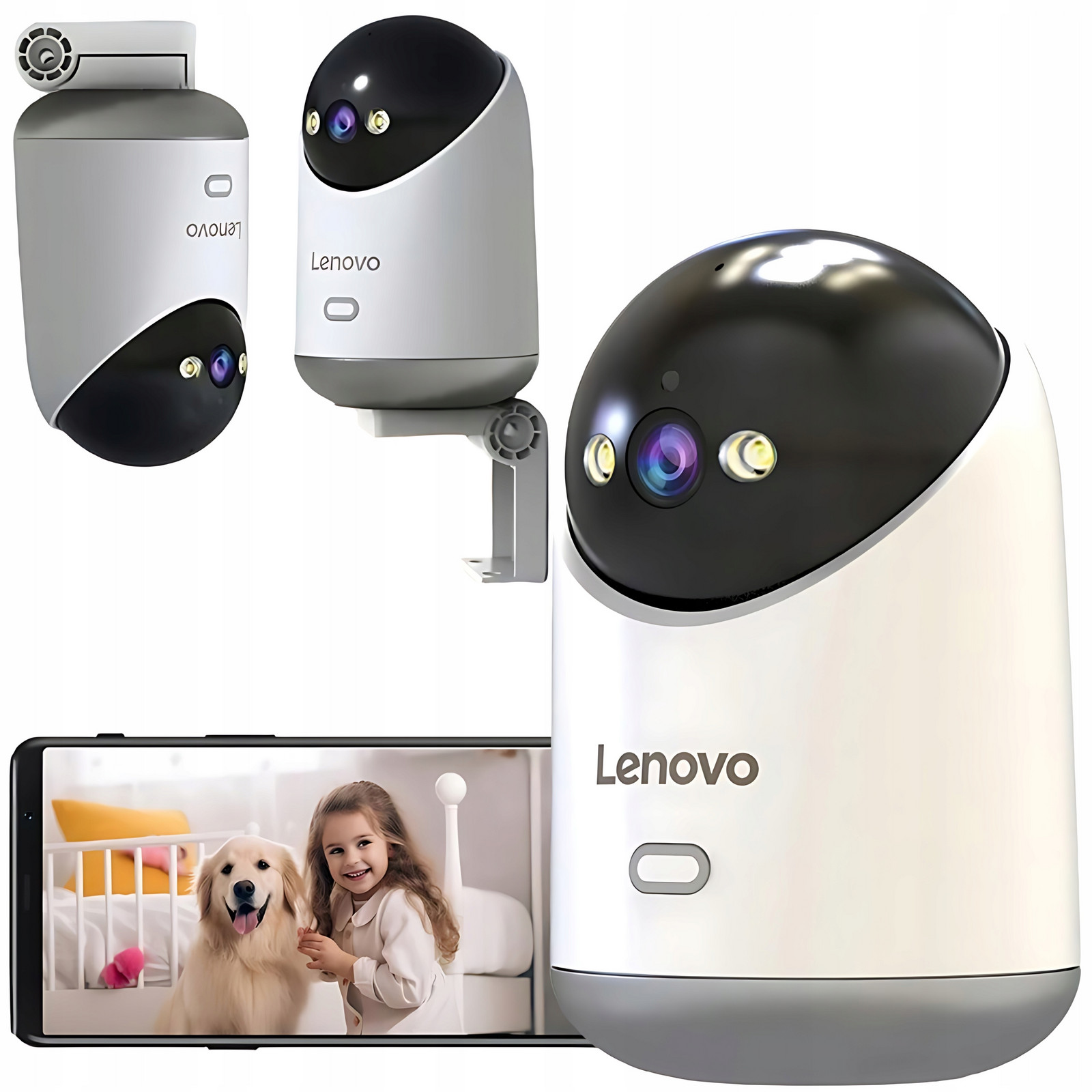 Lenovo Kamera , Barevné Noční vidění, Obousměrný Zvuk, Detekce pohybu