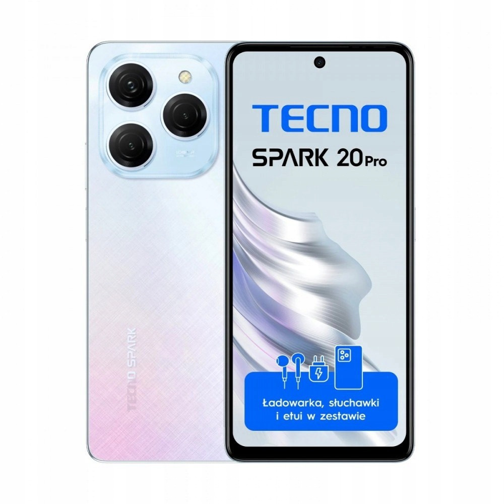 Chytrý telefon Spark 20 Pro KJ6 256+8 Frosty Ivory