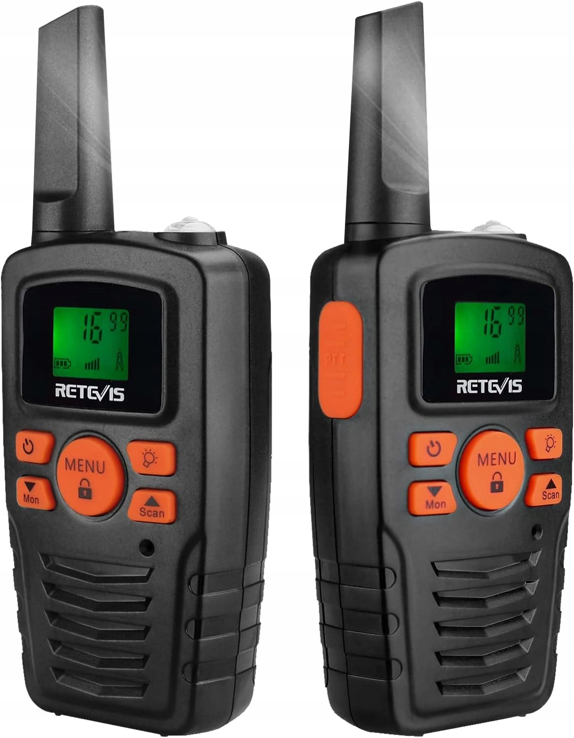 Retevis RA635 Walkie Talkie PMR446, 16 kanálů Krátké vlnovky, Svítilna, 3km