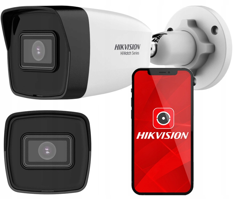 8Mpx Ip kamera Hikvision IR30m Venkovní PoE Aplikace HikConnect