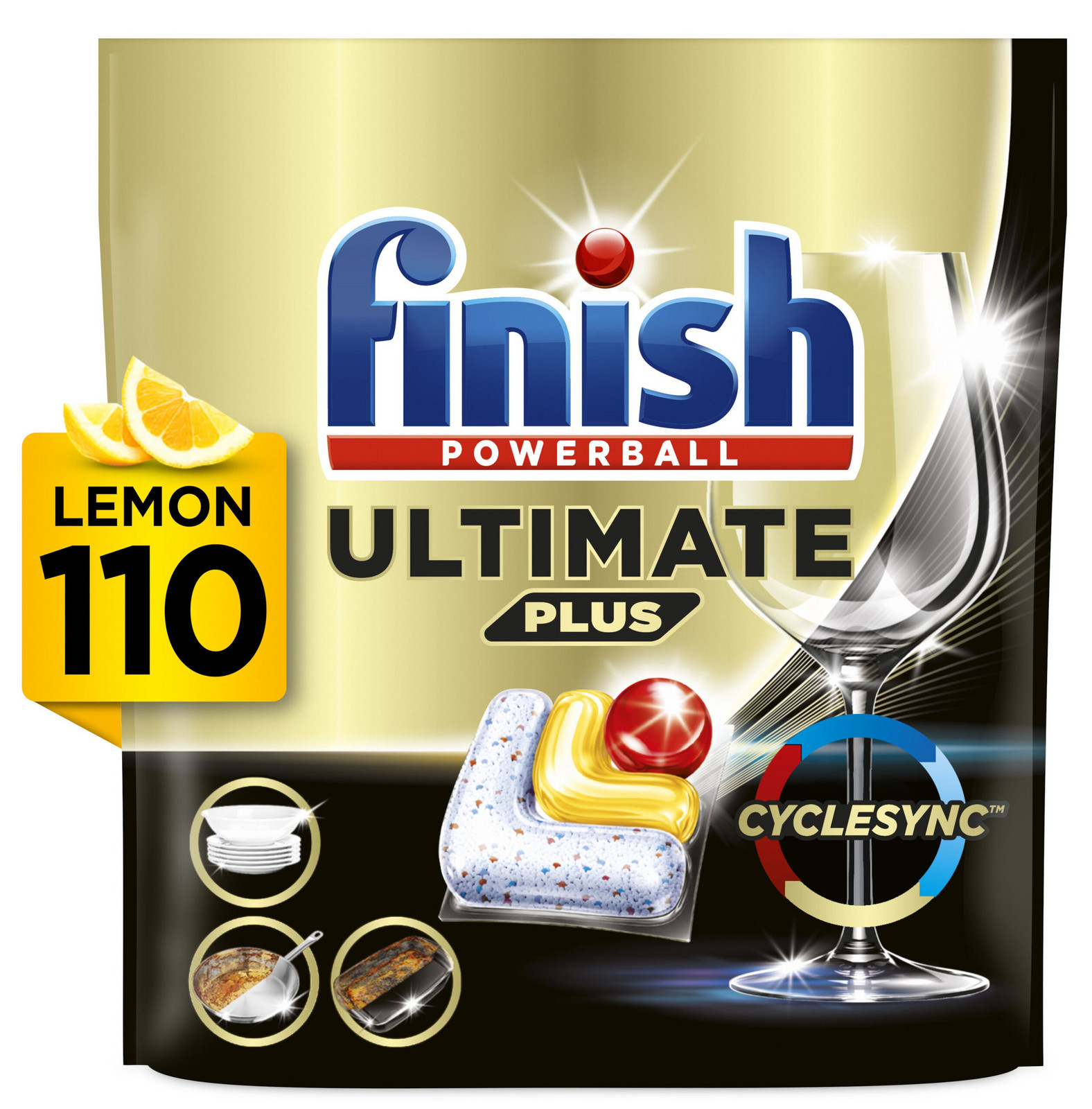 Kapsle do myčky Finish Powerball Ultimate Plus All in 1 110 ks