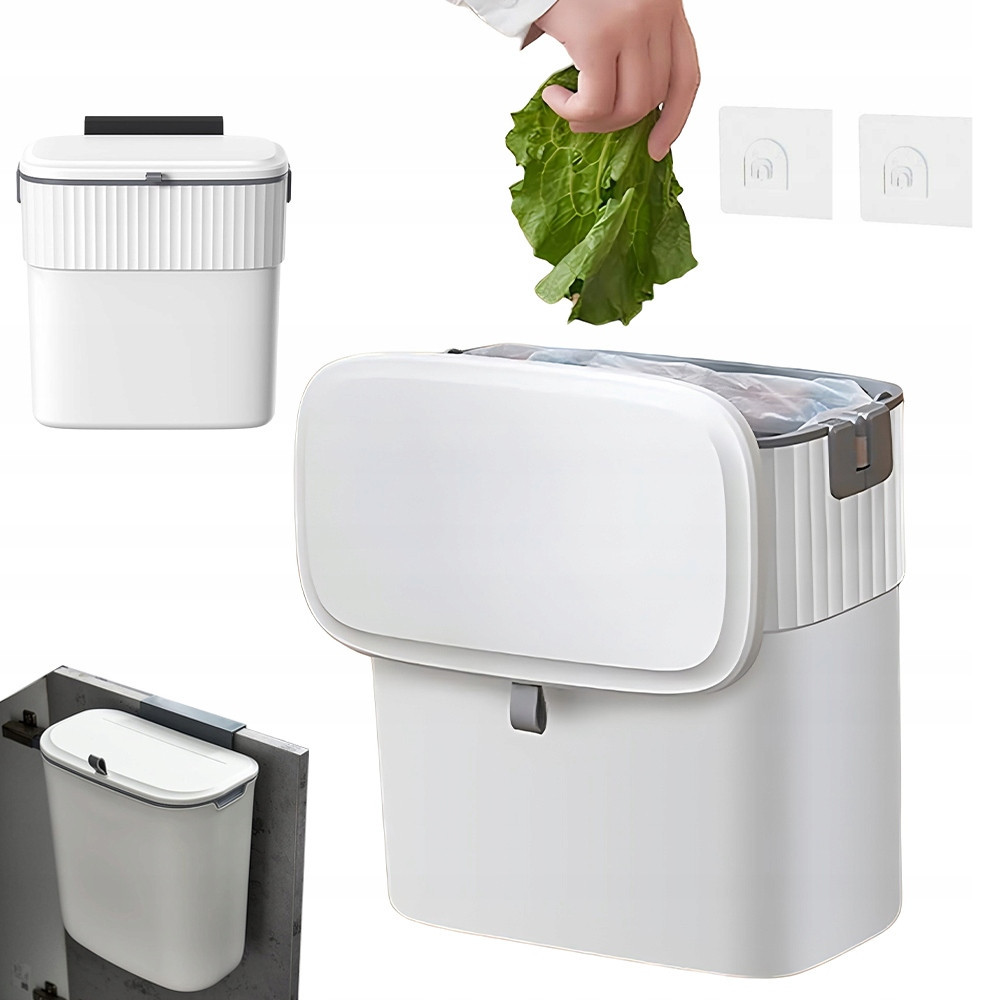 Odpadkový Koš Kuchyňské Obracečky 9L S Víkem Zavěšený Na Zvířátka