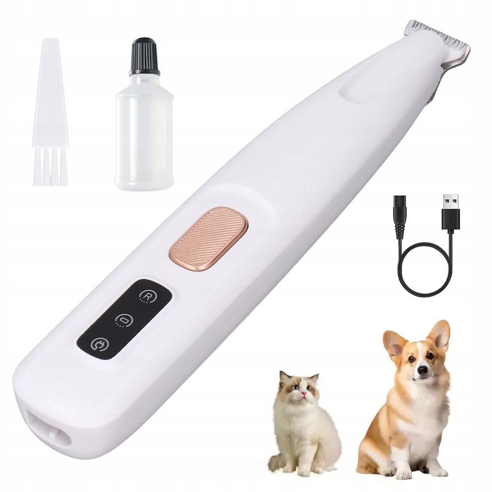 Zastřihovač Psů Bezdrátový Tichý LCD XXL Sada 2v1 premium