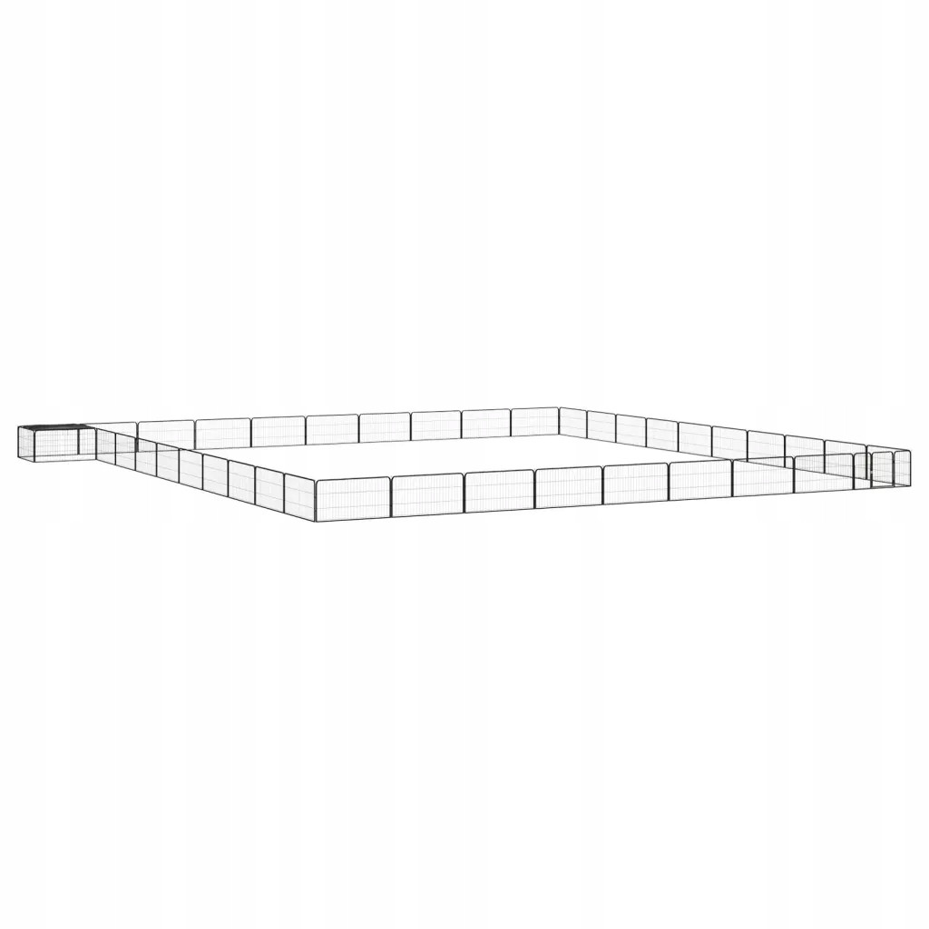 Kotec pro psy 100x100x50 cm, černá