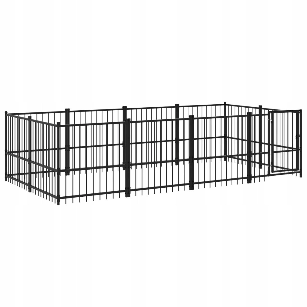 Klec pro psa Univerzál 388x193,5x100 cm černá