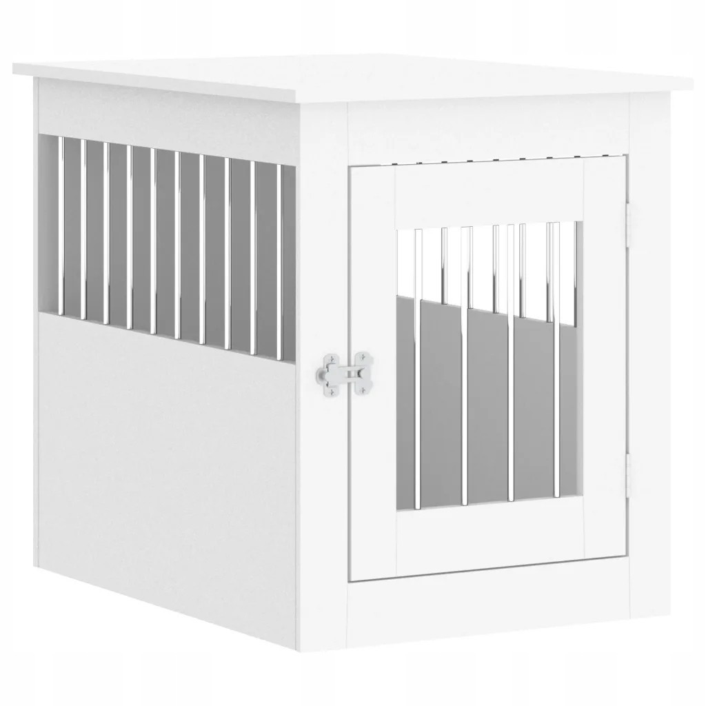 Bouda-Stolička pro psy 2v1 55x75x65 Bílá