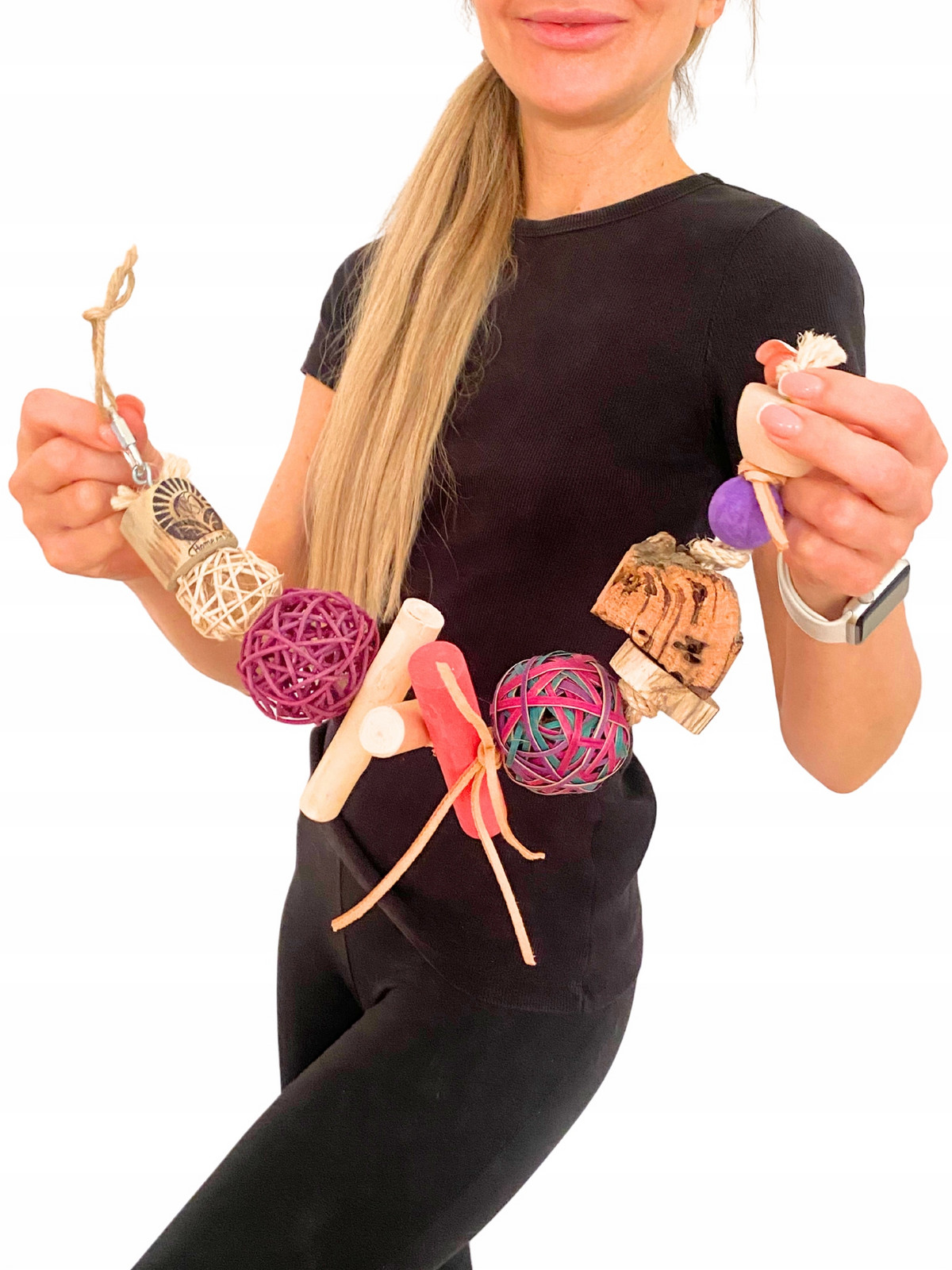 Forest Charm Hračka s proutím pro všechny papoušky a jiné ptáky