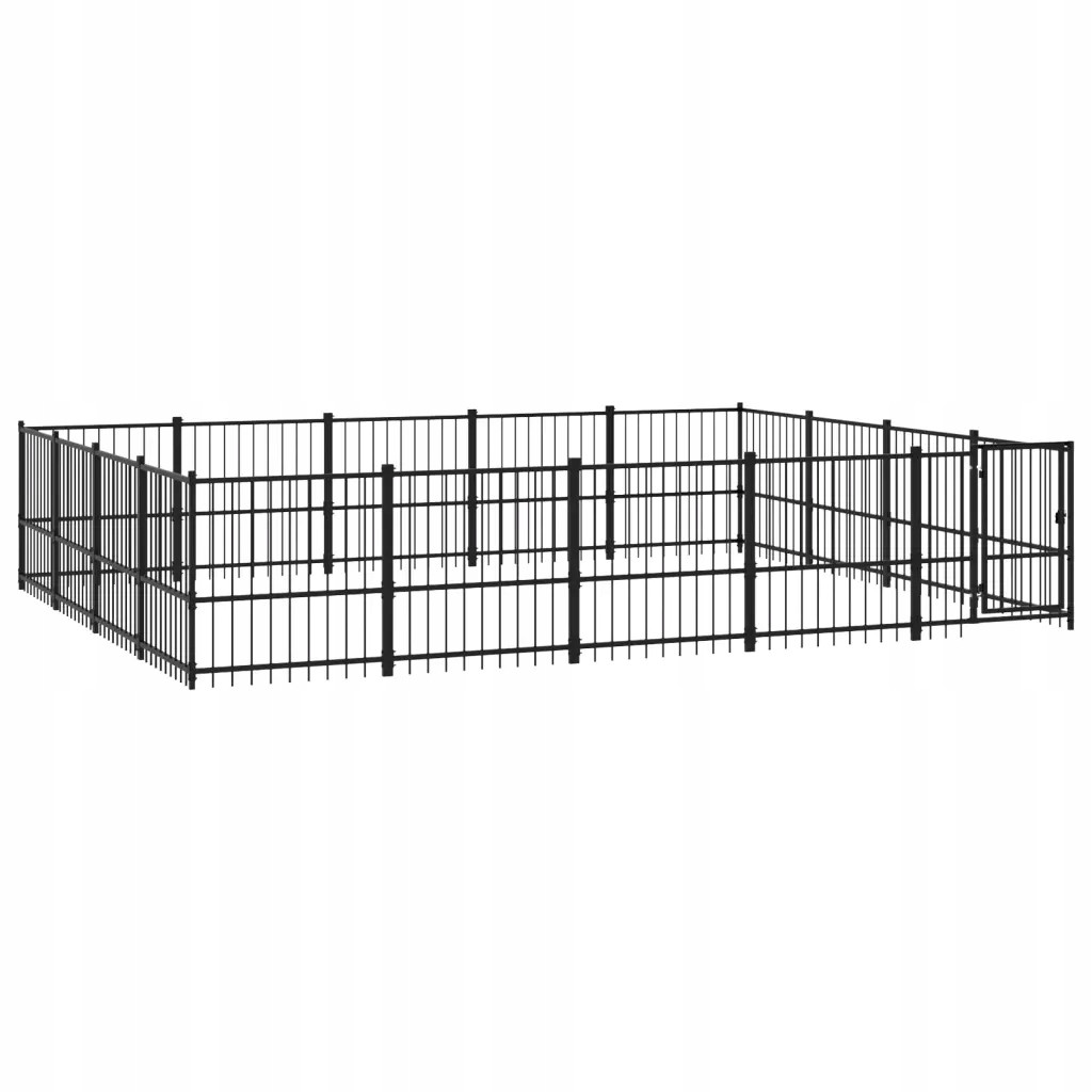 Klec pro psa Univerzální kotec, 485x388x100 cm, černá