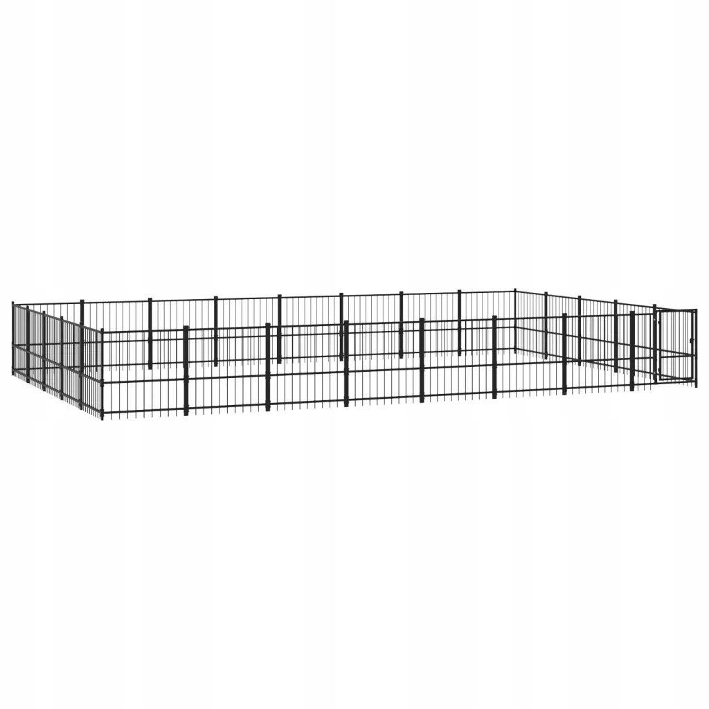 Klec pro psa Univerzál 776x485x100 cm, černá