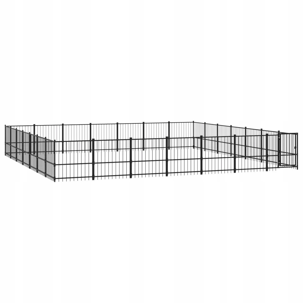 Klec pro psa 679x679x100 cm černá
