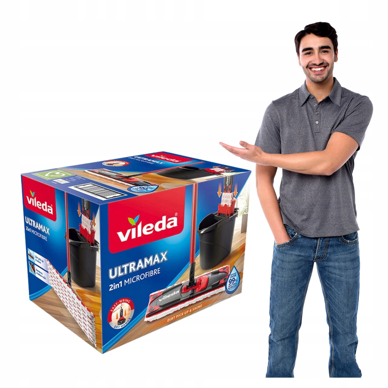 Set Vileda Ultramax Box Mop+ Kbelík Odšťavňovač