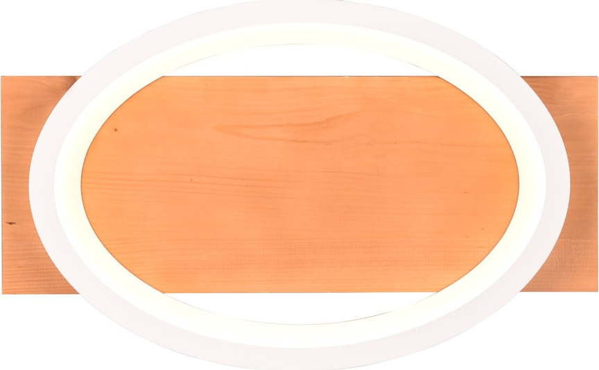 LED stmívatelné nástěnné svítidlo v bílo-přírodní barvě Barca – Trio