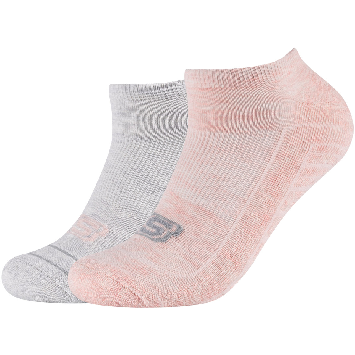 Skechers  2PPK Basic Cushioned Sneaker Socks  Šedá