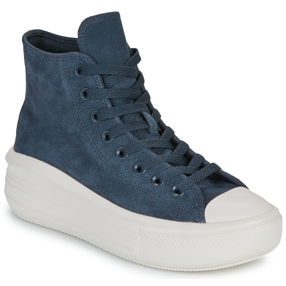 Converse  CHUCK TAYLOR ALL STAR MOVE PLATFORM COLORFUL SUEDE  Modrá