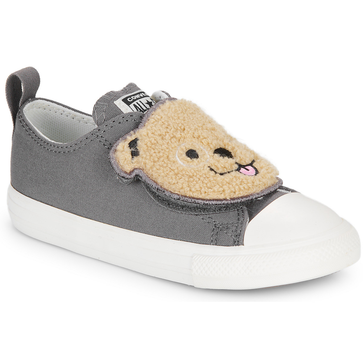 Converse  CHUCK TAYLOR ALL STAR ONE STRAP SHERPA BEAR EASY-ON  Šedá