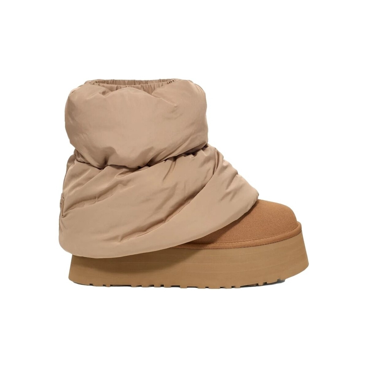 UGG  Classic Mini Pipper Boots - Amphora/Chestnut  Hnědá