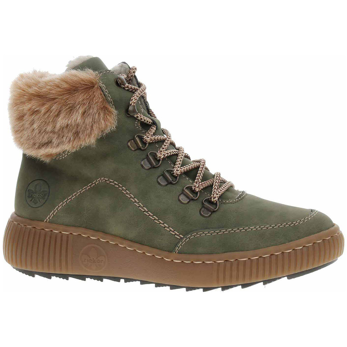Rieker  Dámská kotníková obuv  Z6636-54 grun  Zelená