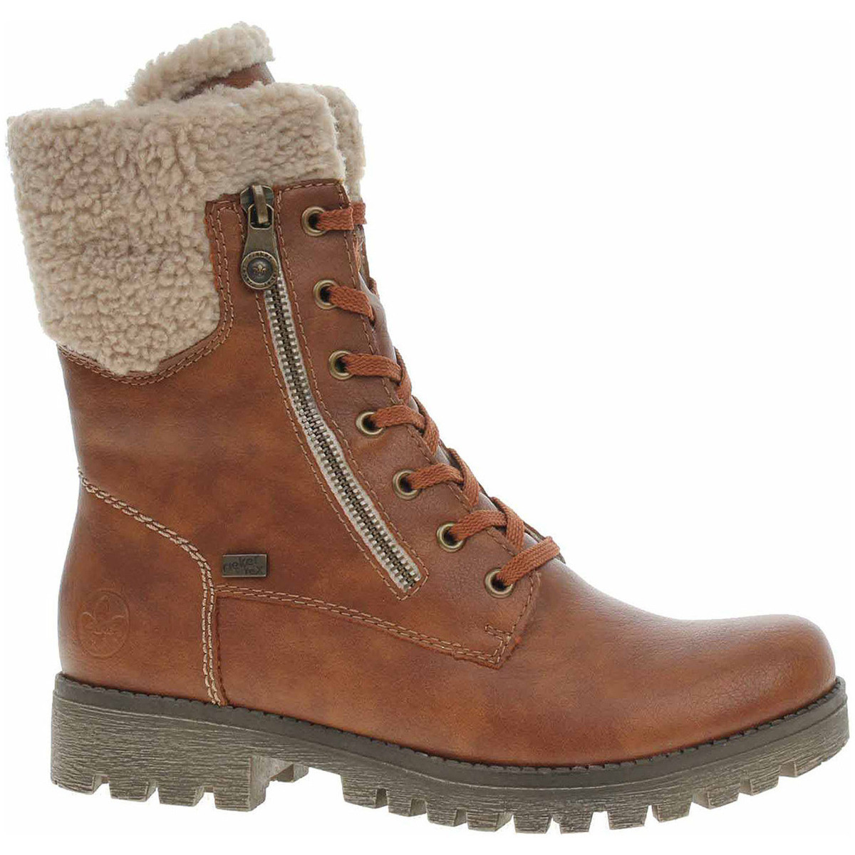 Rieker  Dámská kotníková obuv  78522-24 braun  Hnědá