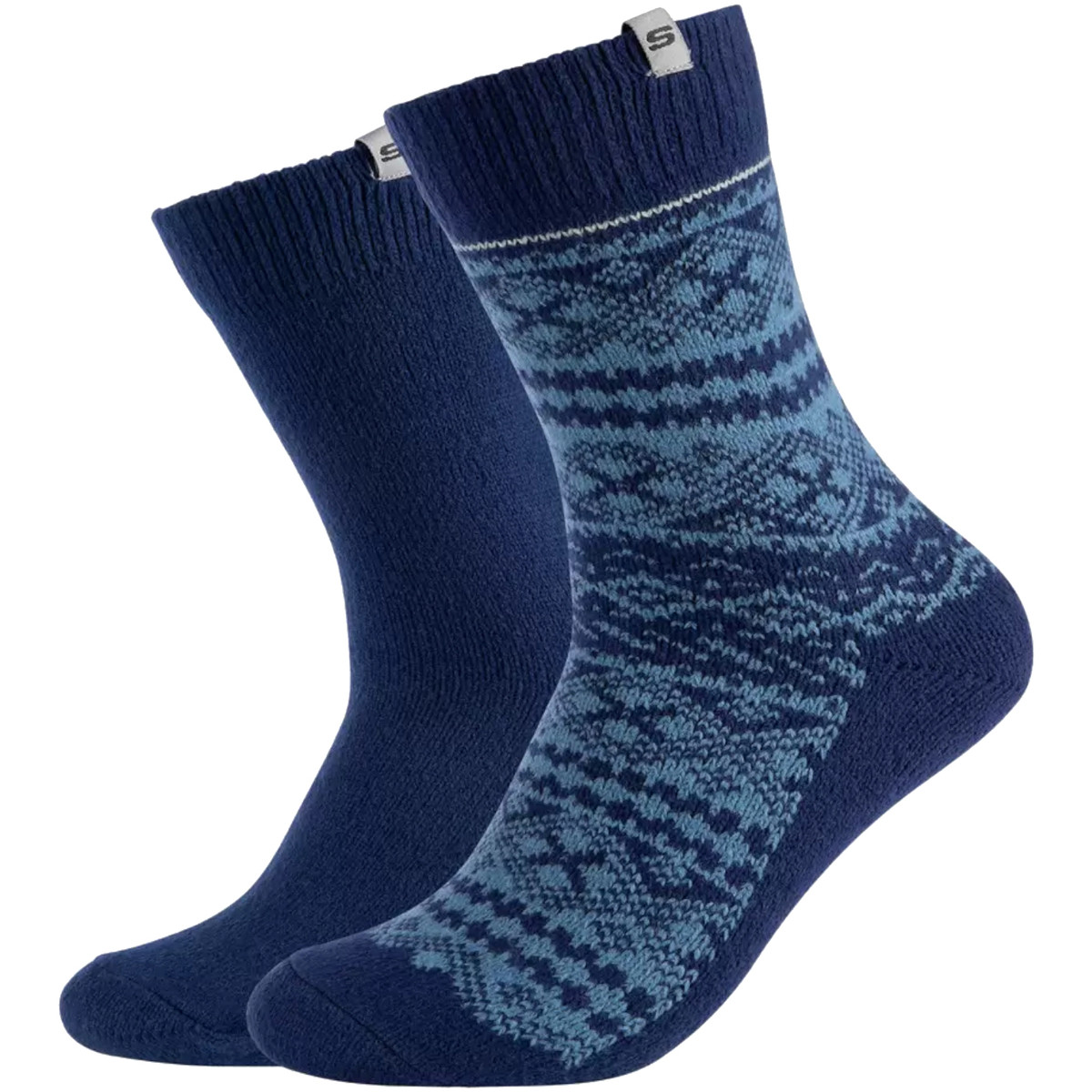 Skechers  2PPK Men Casual Fashion Jacquard Socks  Modrá
