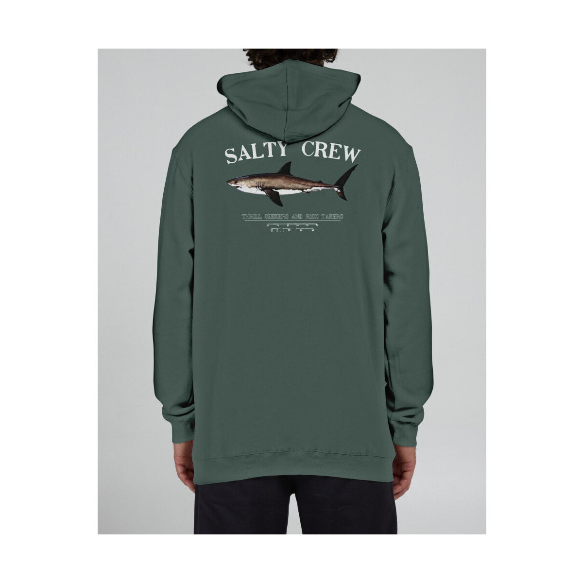 Salty Crew  Bruce vintage zip fleece  Zelená