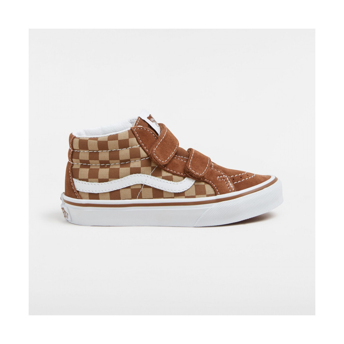 Vans  Sk8-mid reissue v neutral checkerboarde  Hnědá