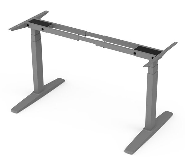 Elektricky výškově nastavitelný stůl AXIS — bílý, bez desky