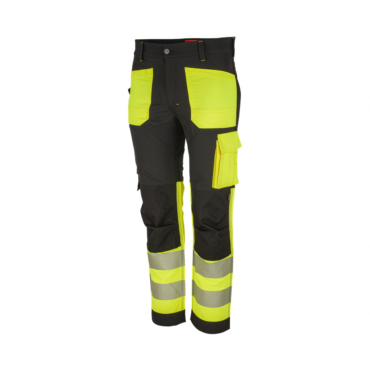 Kalhoty pracovní Bennon Erebos Class 1 Hi-Vis - černé-žluté, 44