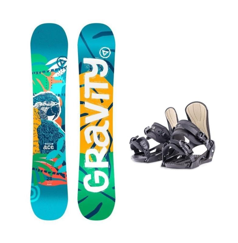 Gravity Ace dětský snowboard + Beany Junior vázání