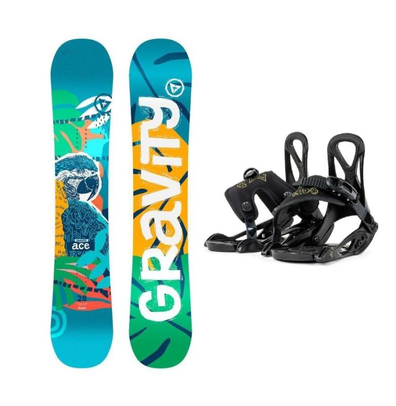 Gravity Ace dětský snowboard + Beany Kido vázání