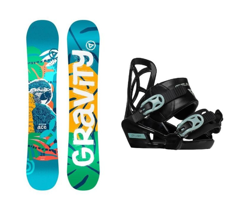 Gravity Ace dětský snowboard + Gravity Cosmo snb vázání