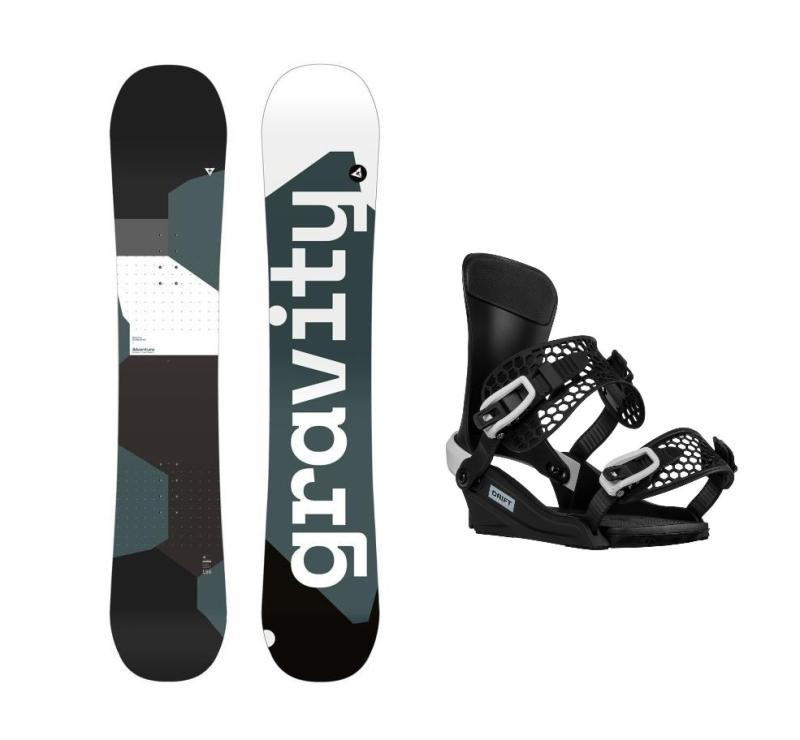 Gravity Adventure 24/25 snowboard + Gravity Drift black/white vázání