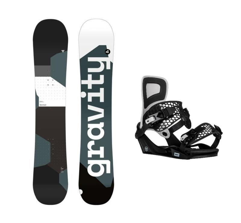 Gravity Adventure 24/25 snowboard + Gravity Indy black/white vázání