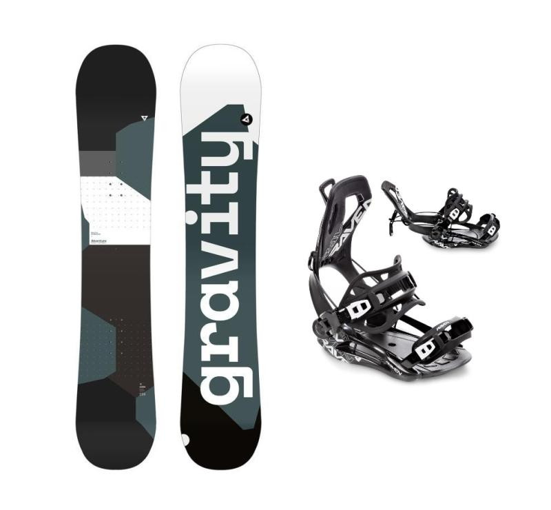 Gravity Adventure 24/25 snowboard + Raven Fastec FT360 black snowboardové vázání