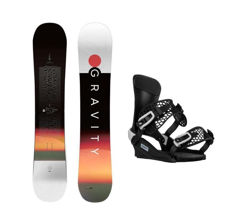 Gravity Bandit 24/25 pánský snowboard + Gravity Drift black/white vázání