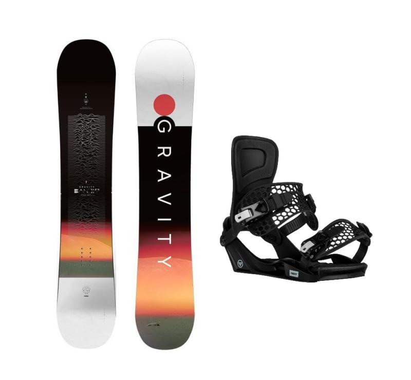 Gravity Bandit 24/25 pánský snowboard + Gravity Indy black vázání