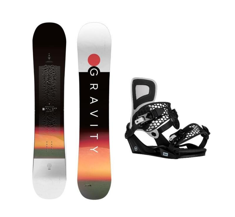 Gravity Bandit 24/25 pánský snowboard + Gravity Indy black/white vázání