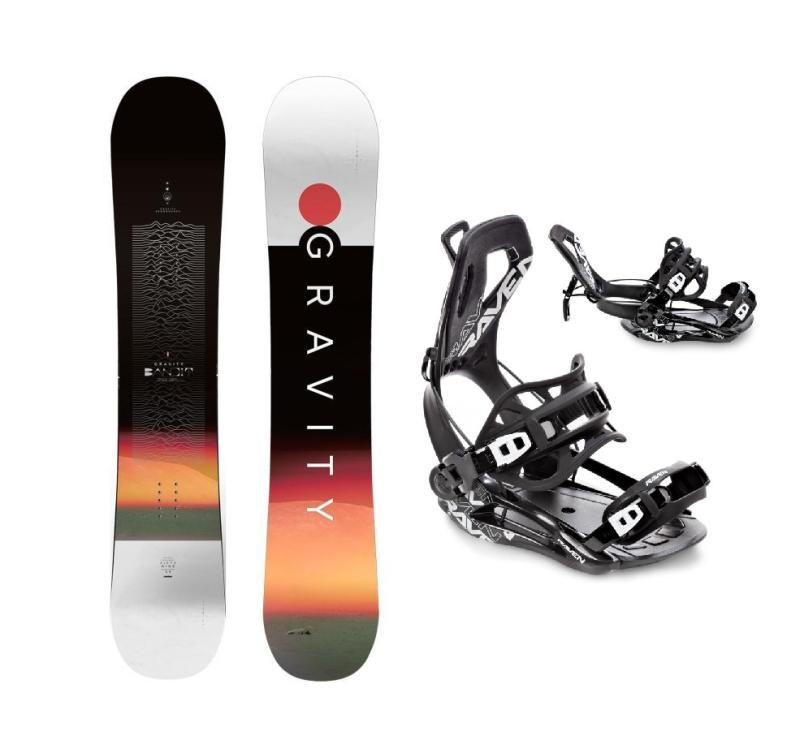 Gravity Bandit 24/25 pánský snowboard + Raven Fastec FT360 black vázání