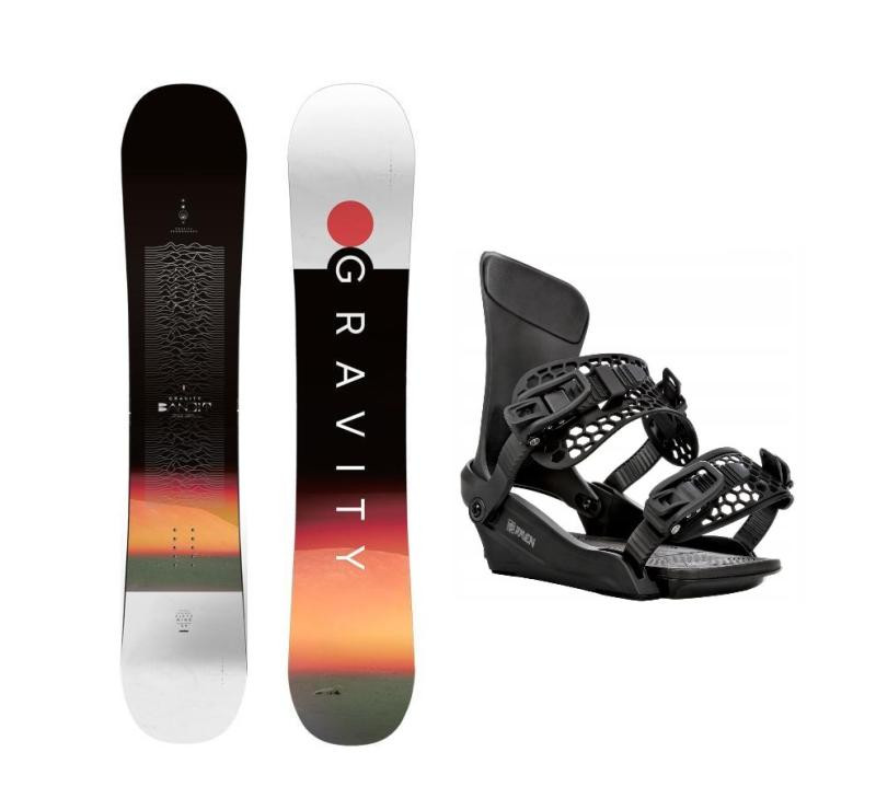 Gravity Bandit 24/25 pánský snowboard + Raven King black vázání