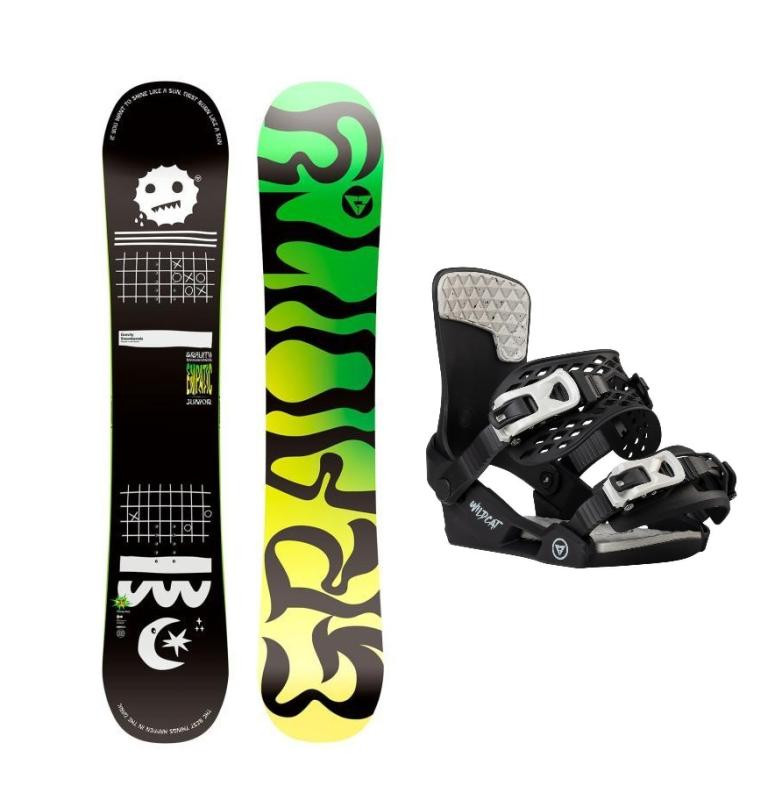 Gravity Empatic Jr 24/25 juniorský snowboard + Gravity Wildcat black vázání