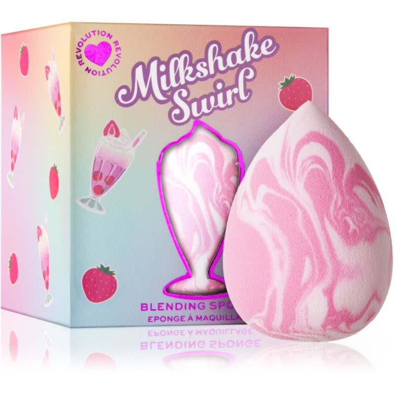 I Heart Revolution Milkshake Strawberry Swirl houbička na make-up 2 g