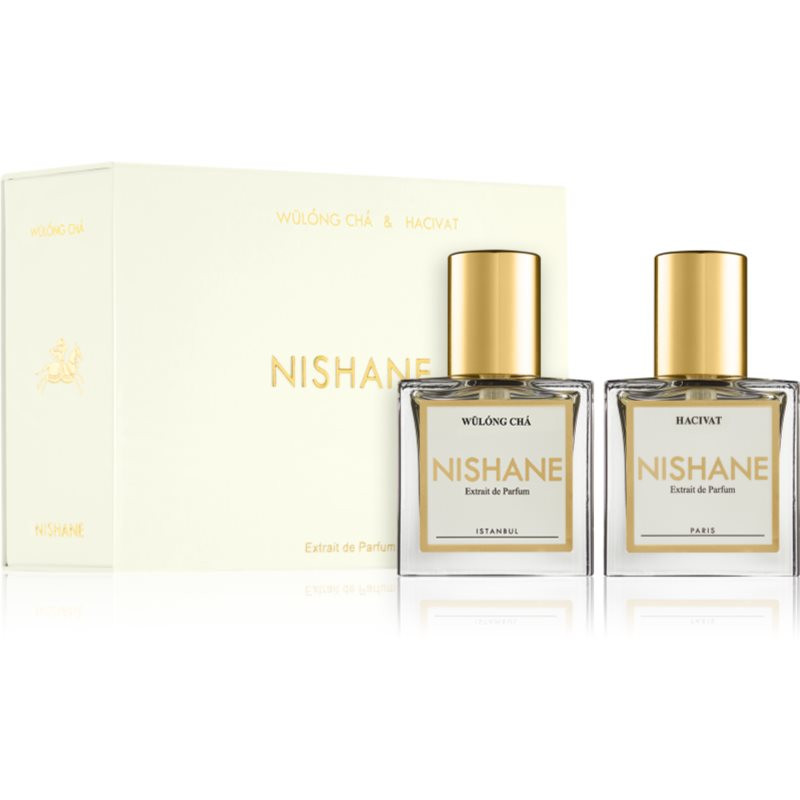 Nishane Hacivat & Wulong Cha Travel Set cestovní sada unisex 2x15 ml