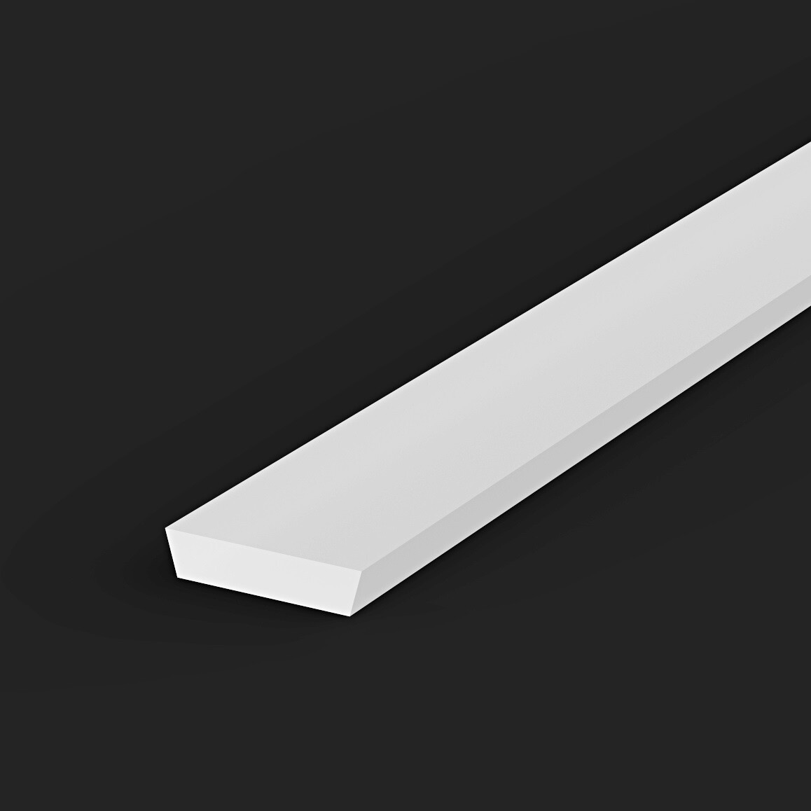 Kryt pro pochozí ALU profily P11-1, P11-3 a P24-1. Násuvný opálový v délce 1m