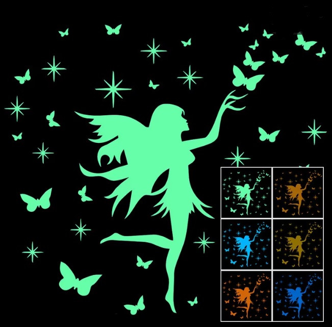 Samolepka svíticí víla