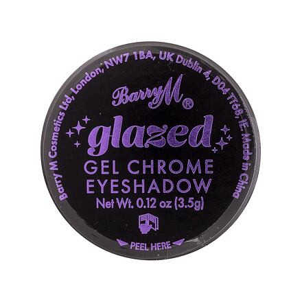 Barry M Glazed Gel Chrome Eyeshadow chromatický gelový oční stín 3.5 g odstín So Exclusive