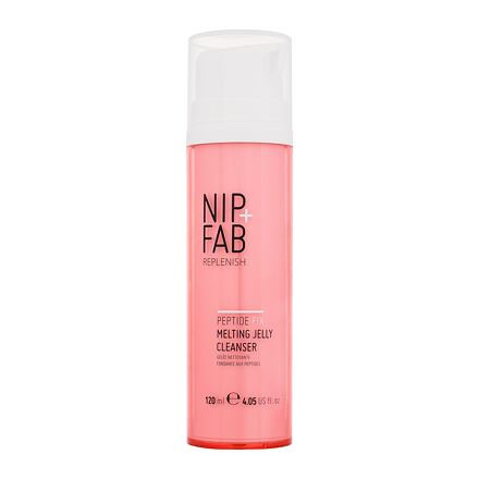 NIP+FAB Replenish Peptide Fix Melting Jelly Cleanser čisticí gel pro rozjasněnou, hydratovanou a vyhlazenou pleť 120 ml pro ženy